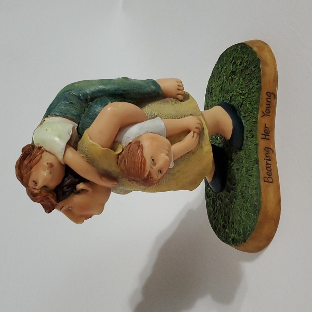Bearing Her Young Figurine by Bottman Design Erika Oller